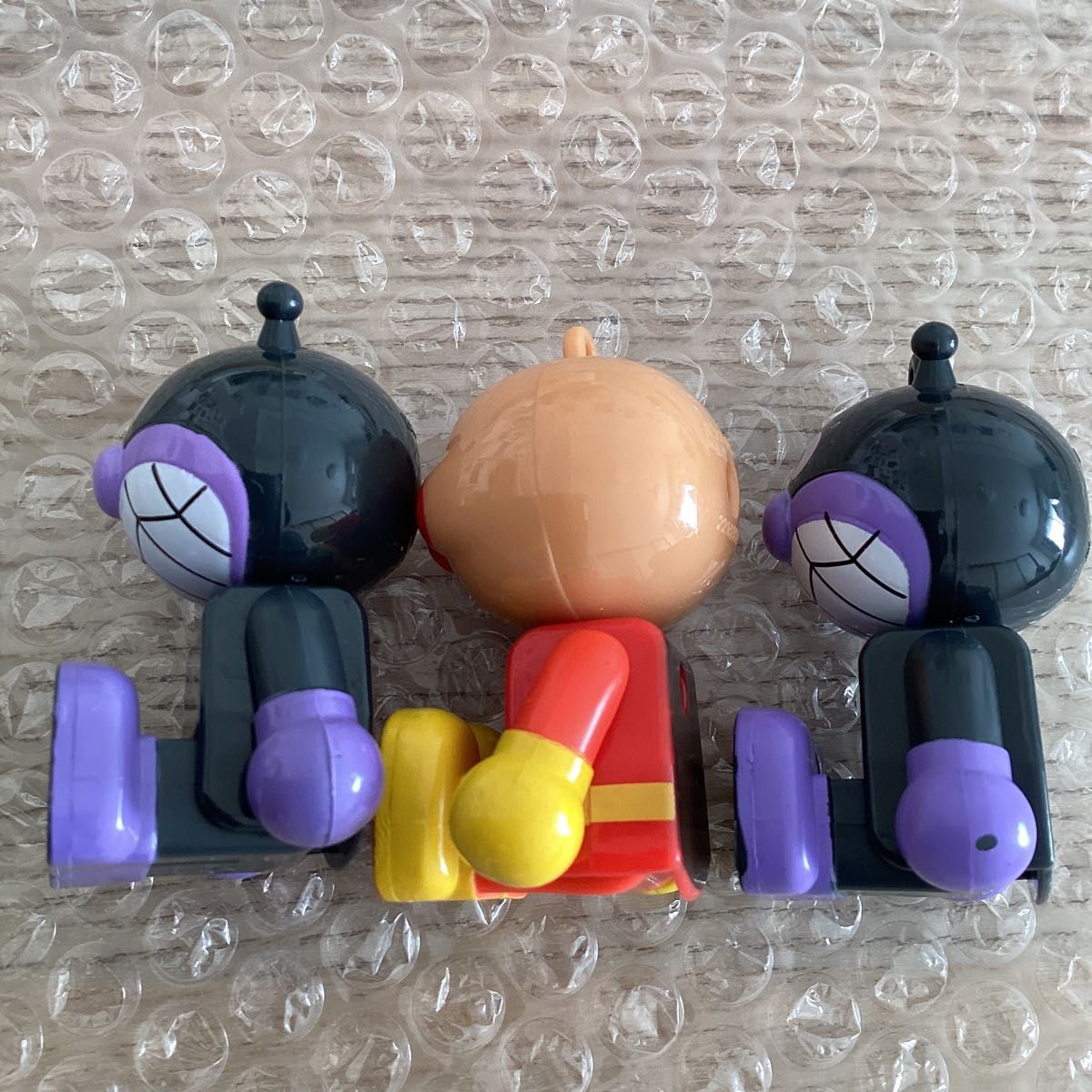 used】 アンパンマン ブロックラボ 人形 バイキンマン ブロック