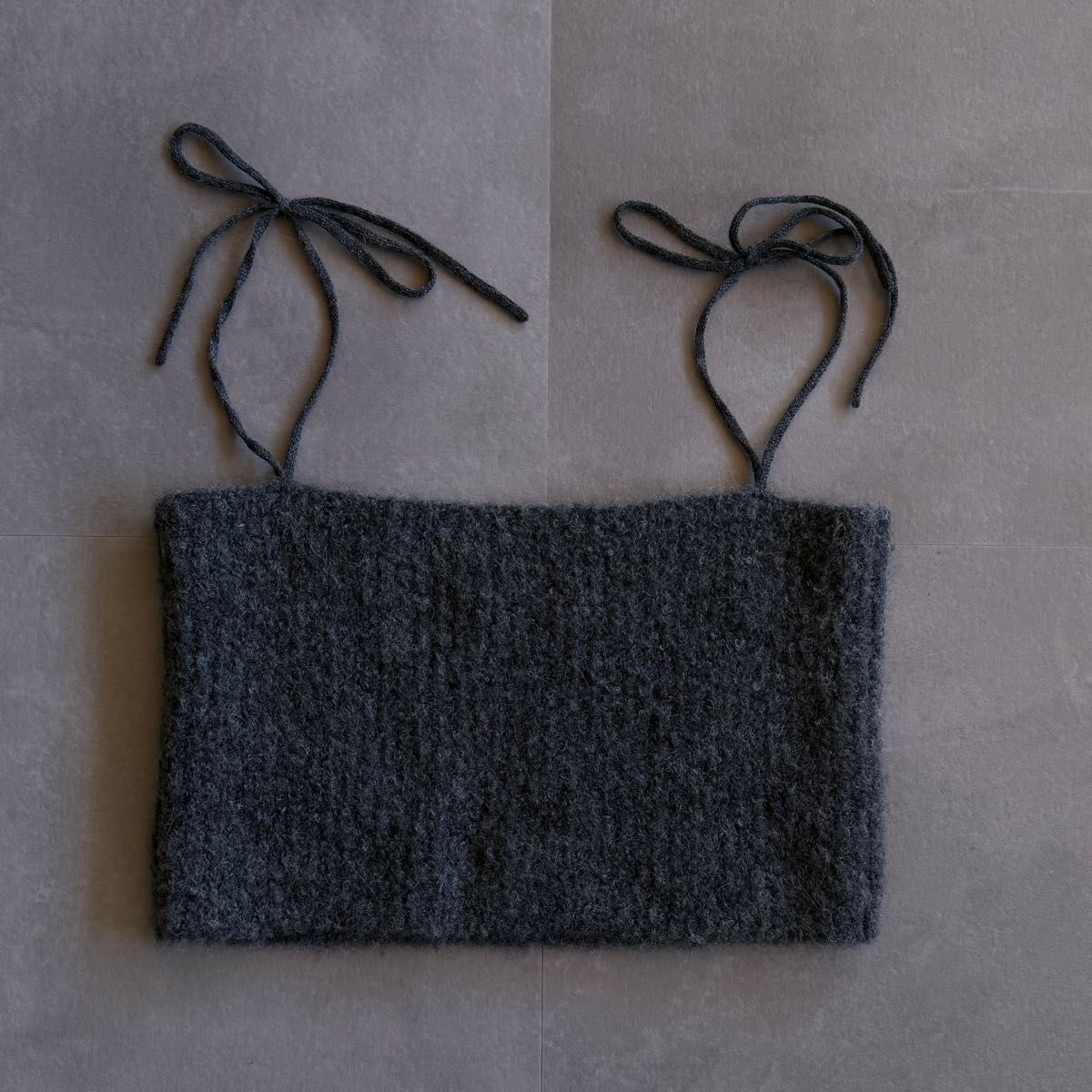 美品】SHISHIKUI CAMI NKIT Short / gray シシクイ キャミソール