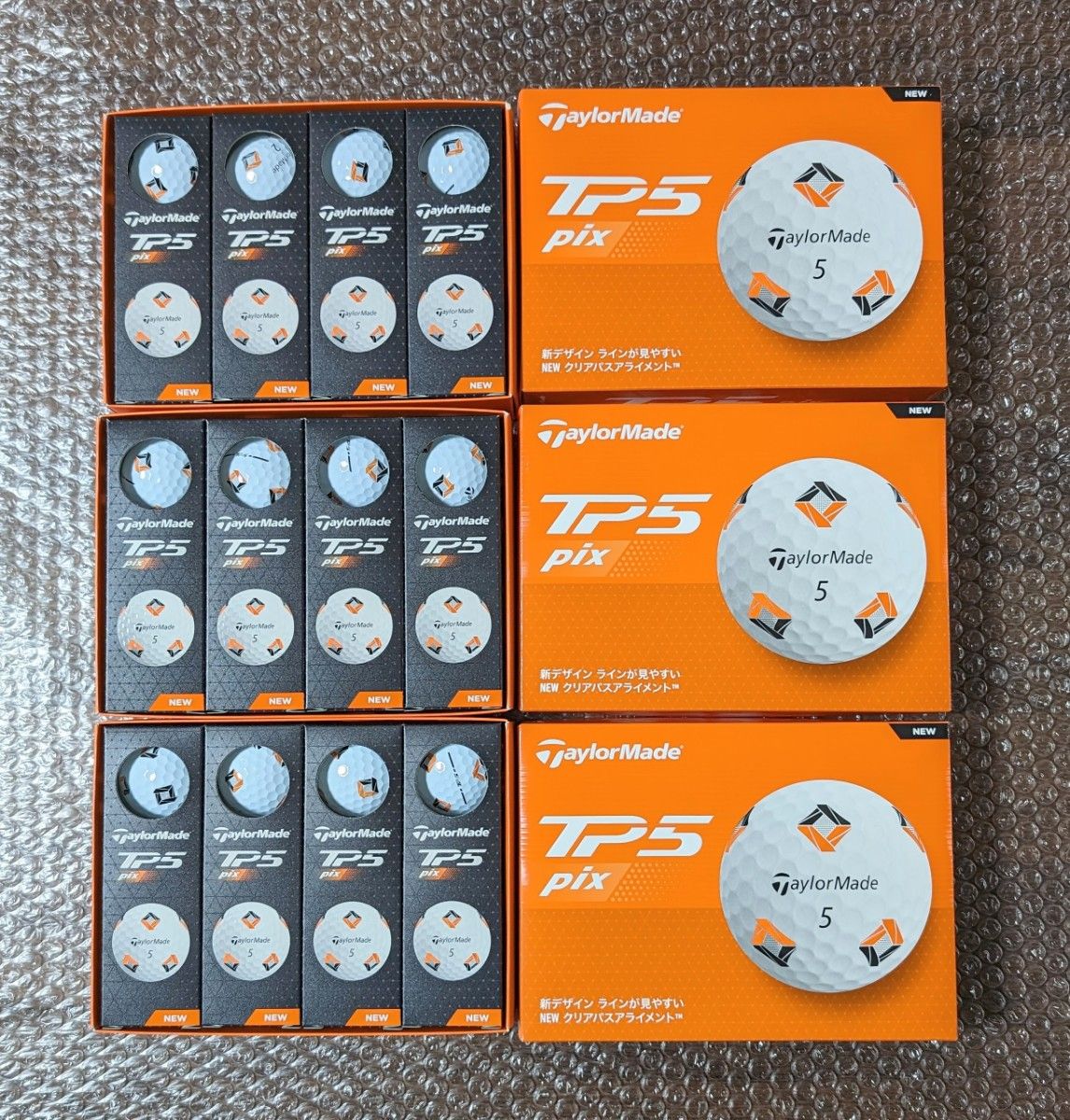 新品 テーラーメイド TP5 pix ホワイト 2024年モデル 3ダース｜Yahoo