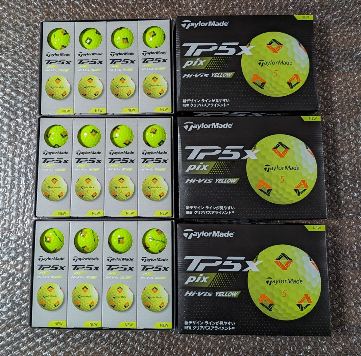 新品 テーラーメイド TP5x pix イエロー 2024年モデル 3ダース｜Yahoo