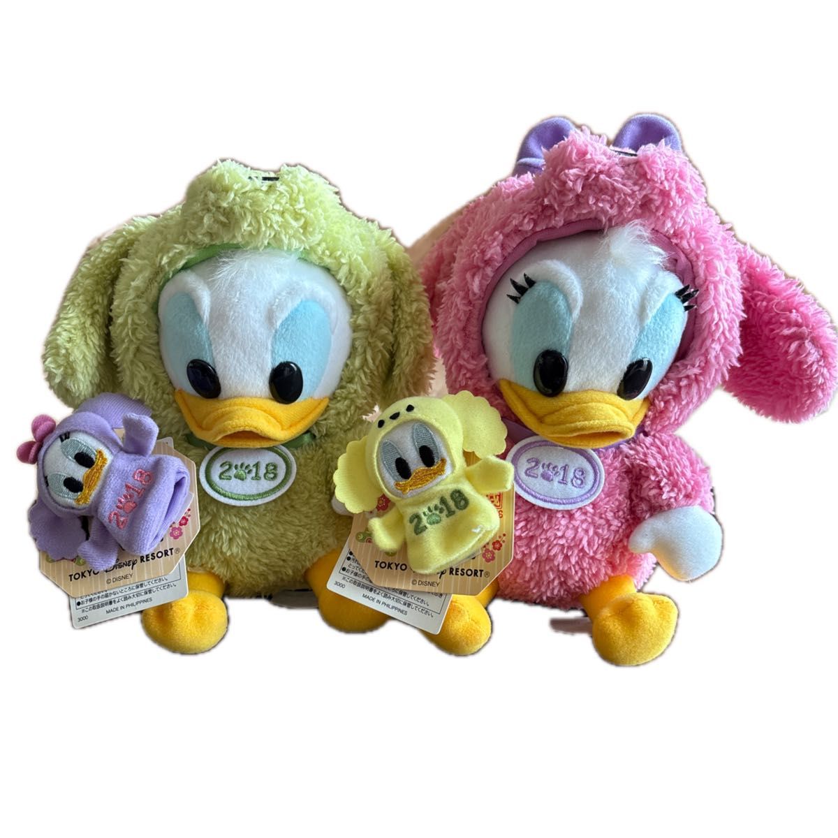 東京ディズニーリゾート ドナルド デイジー ぬいぐるみ 2018 干支 戌年