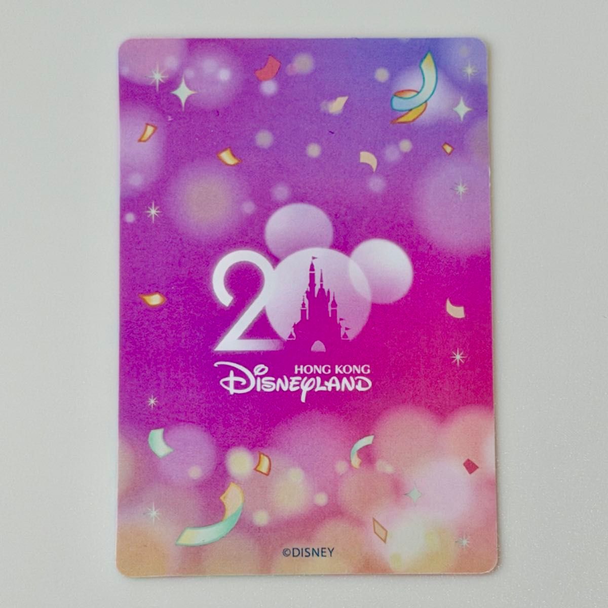 香港ディズニー20周年 コレクタブルカード ダッフィー＆フレンズ 4枚