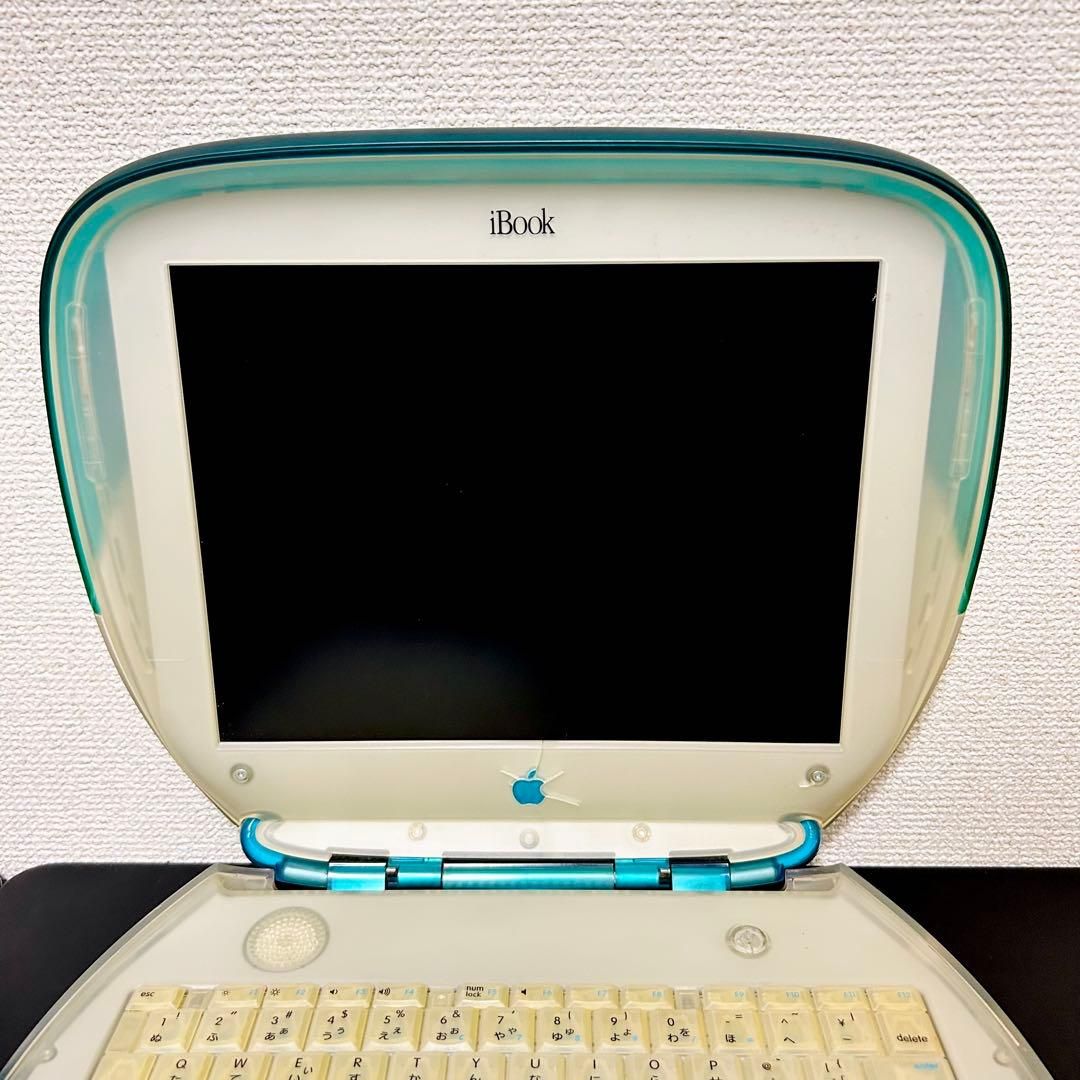 希少 Apple 初代iBook G3 クラムシェル型 M2453 ブルーベリー 純正