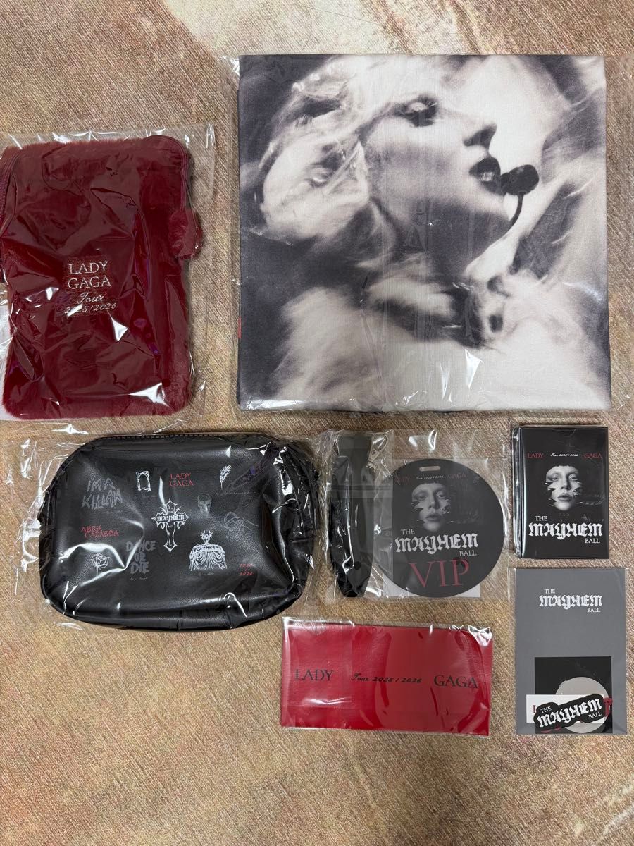 レディ ガガ LADY GAGA GOLD VIP グッズ フルセット LADY GAGA VIP
