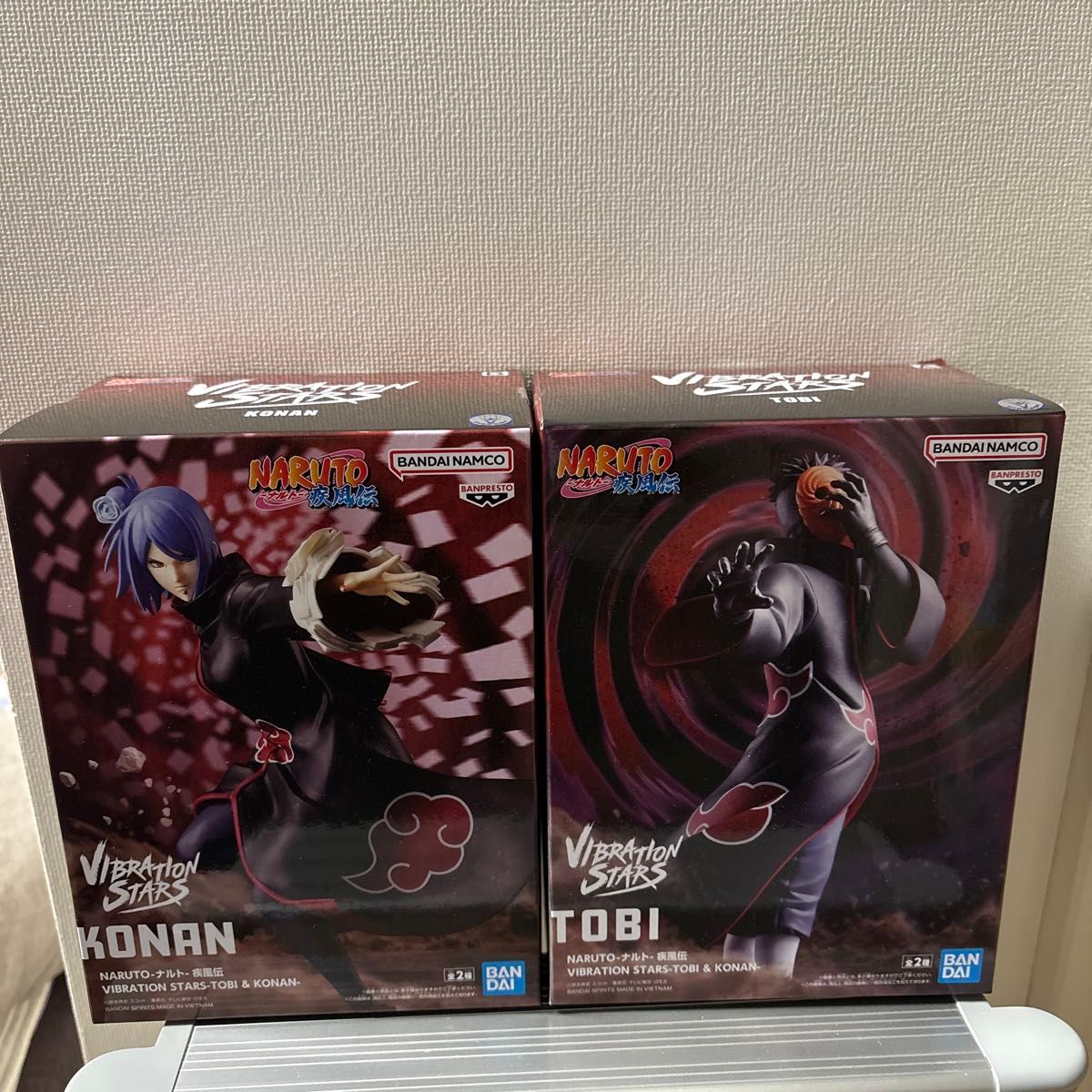 NARUTO ナルト 疾風伝 VIBRATION STARS TOBI ＆ KONAN 2体セット トビ