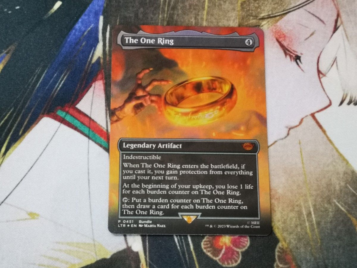 一つの指輪 foil 1枚 英語版 The One Ring mtg 指輪物語｜Yahoo!フリマ