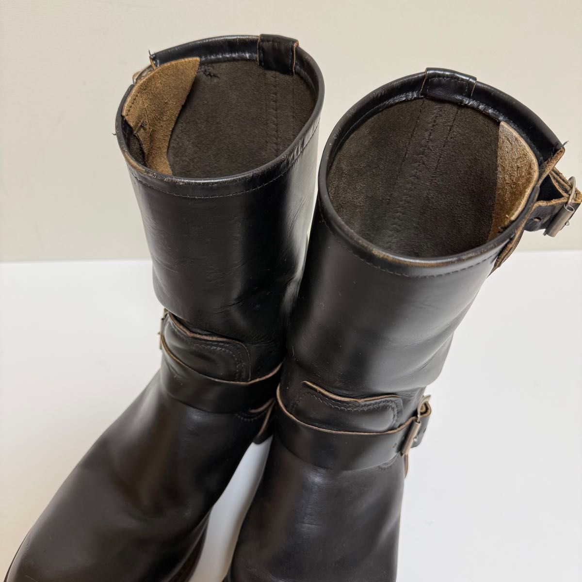 PT91】レッドウィング エンジニアブーツ 茶芯 9D 27cm スチールトゥ