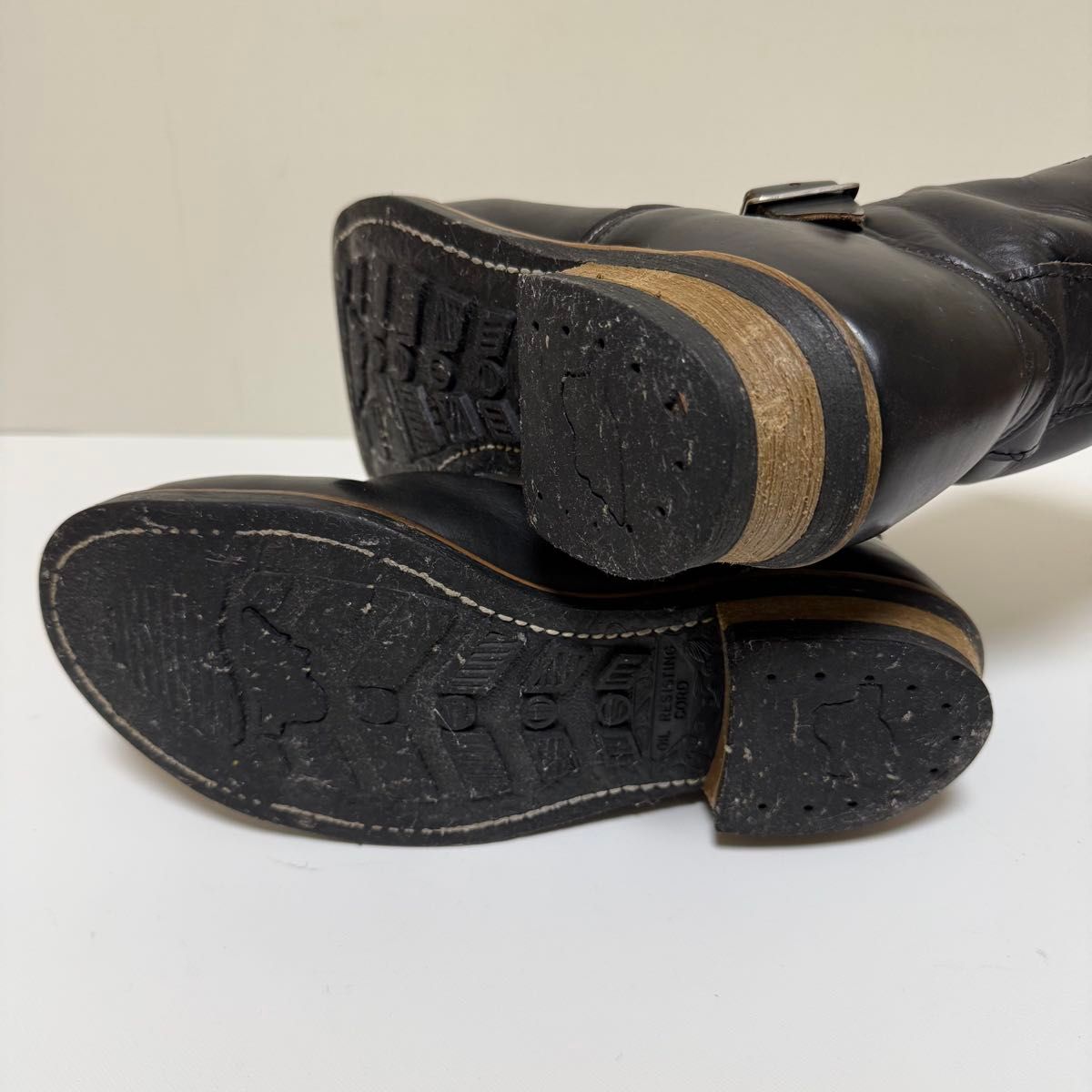 PT91】レッドウィング エンジニアブーツ 茶芯 9D 27cm スチールトゥ