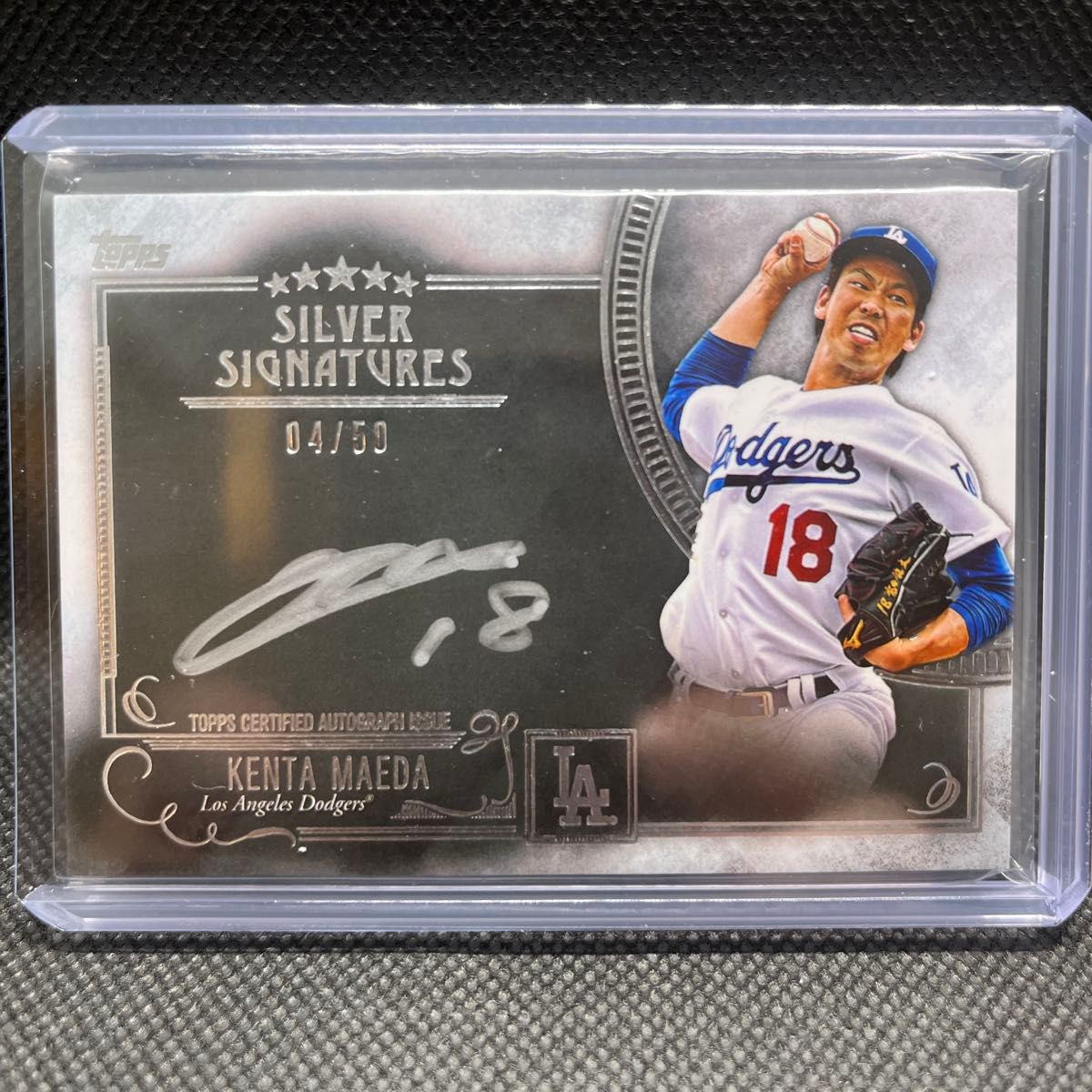 前田健太 TOPPS SILVER SIGNATURES 04/50 直筆サイン シルバーサイン