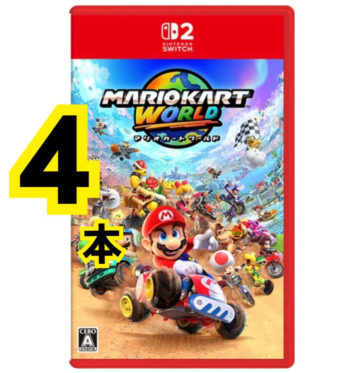 新品・未開封 【4本セット】マリオカート ワールド｜Yahoo!フリマ（旧
