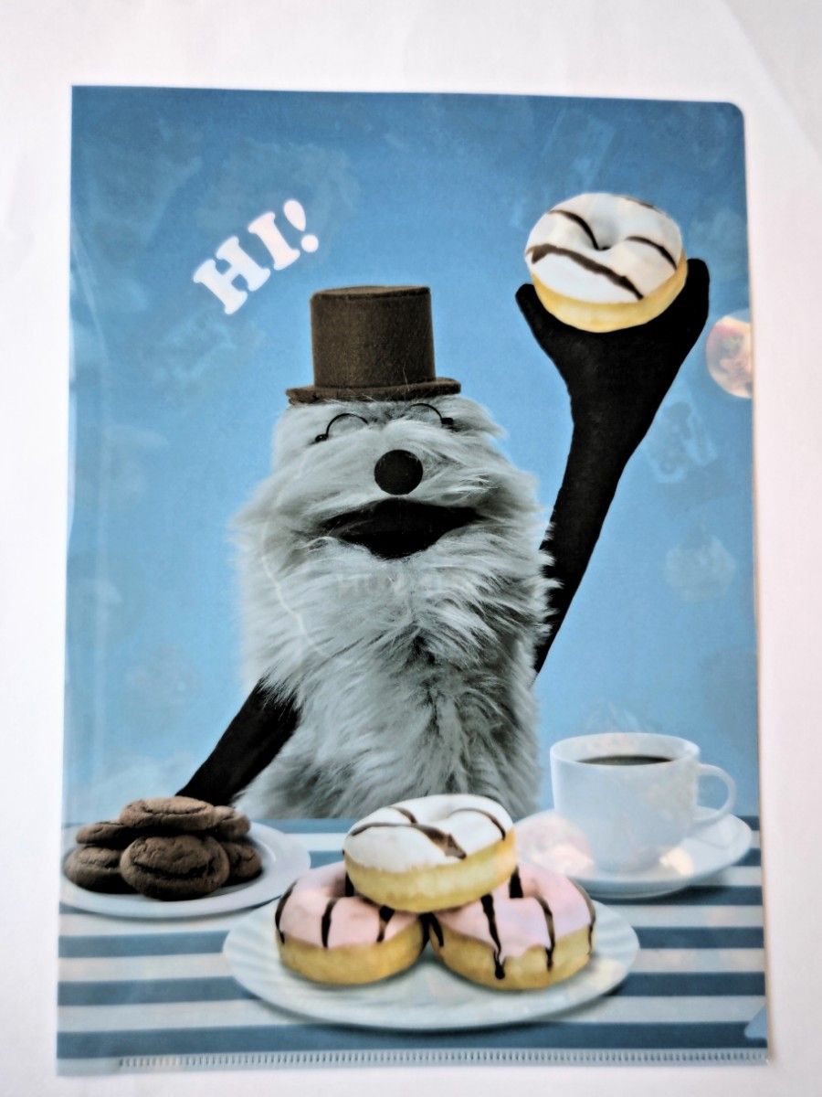 ローソン限定パペットスンスン クリアファイル 5枚セット ロールケーキ