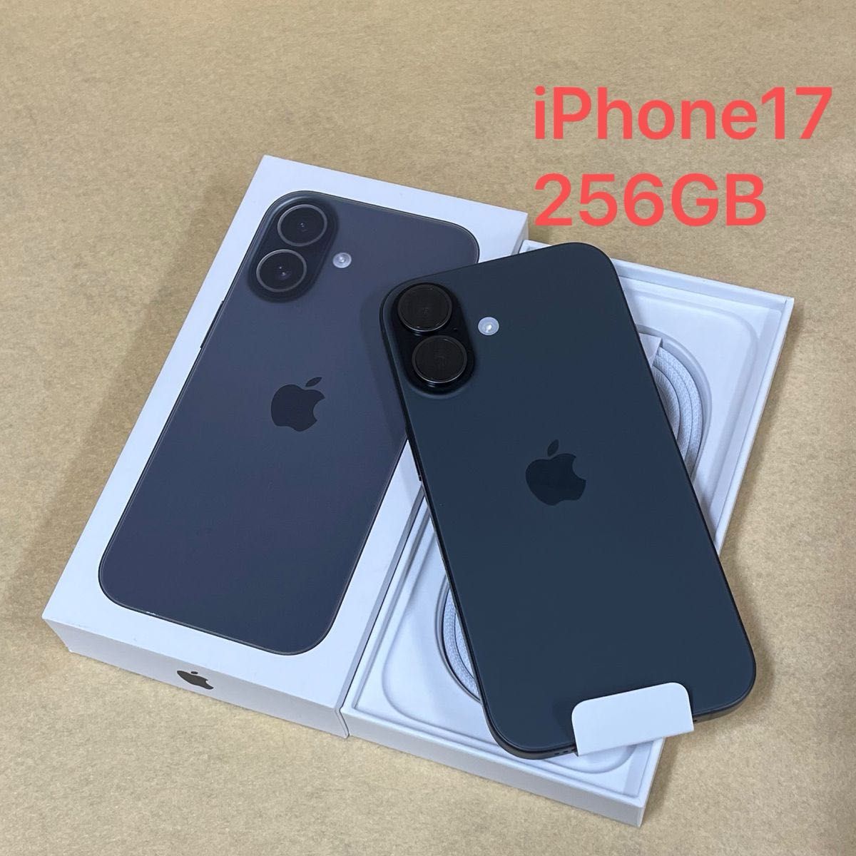 新品/未使用】iPhone 17 256GB ブラック Apple版SIMフリー 022313