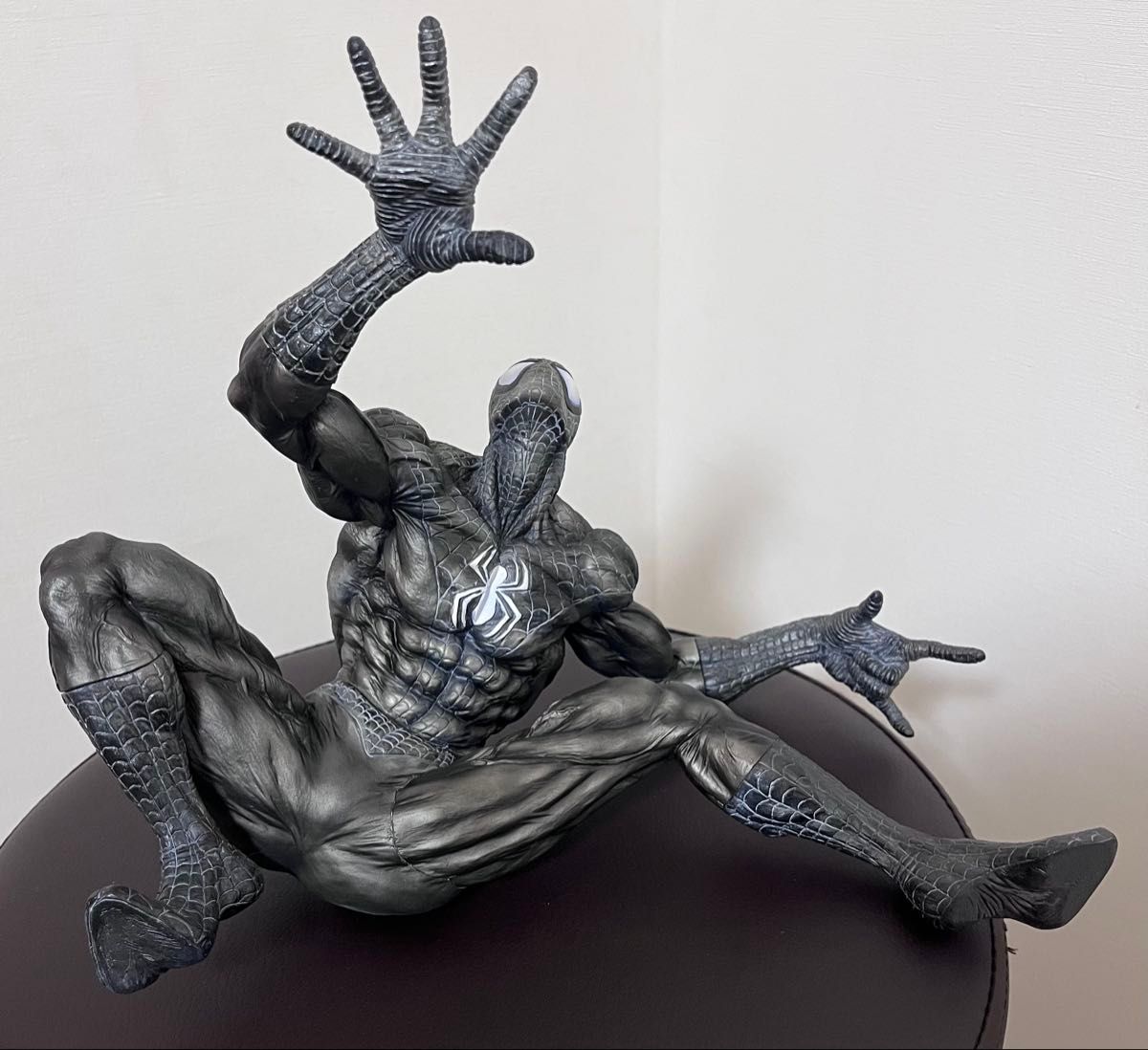 開封未展示品】ソフビナル スパイダーマン black suit ver ブラック