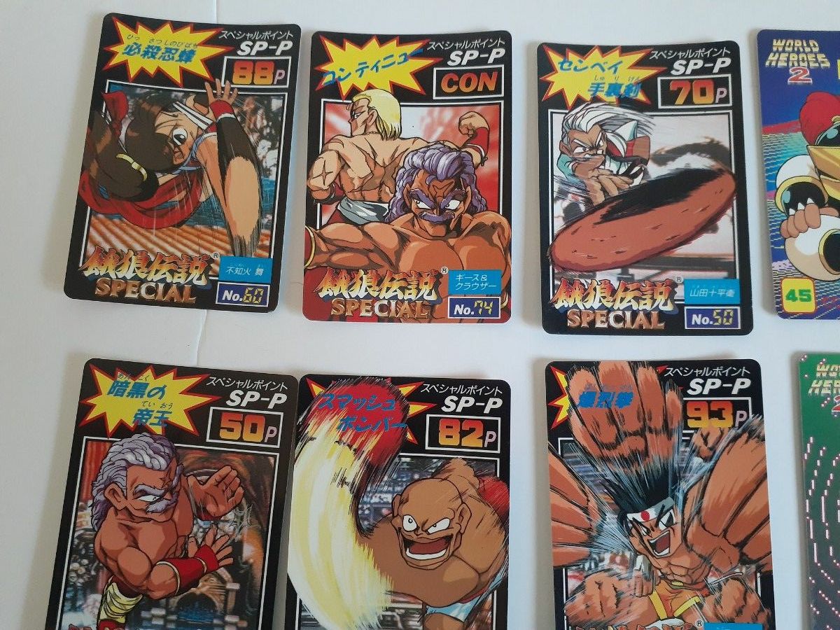 餓狼伝説Special カードダス まとめ ワールドヒーローズ2 不知火舞