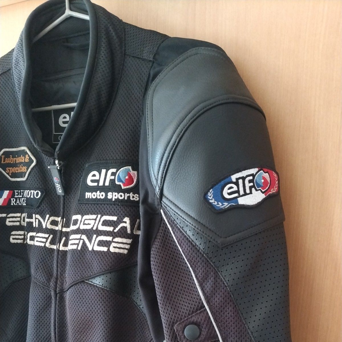 elf エルフ ライダースメッシュジャケット 色ブラック サイズL｜Yahoo