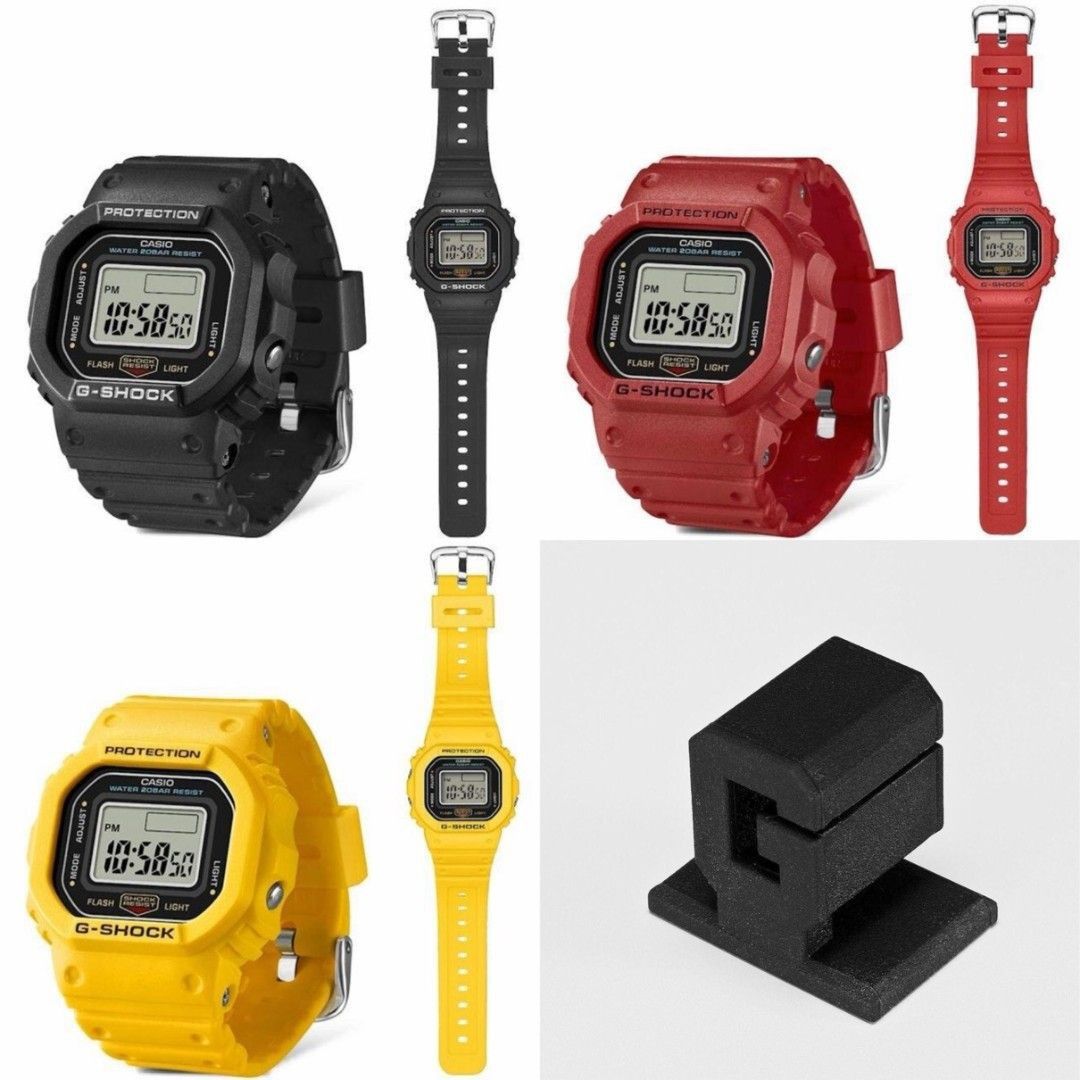 G-SHOCK リングウォッチDWN5600-1JRブラック DWN-5600-4JR レッド
