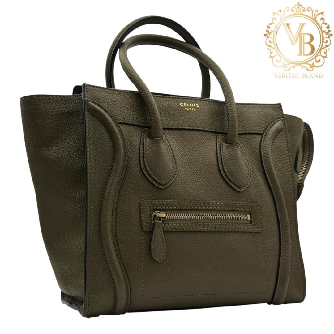 極美品】CELINE セリーヌ ラゲージ マイクロショッパー ハンドバッグ