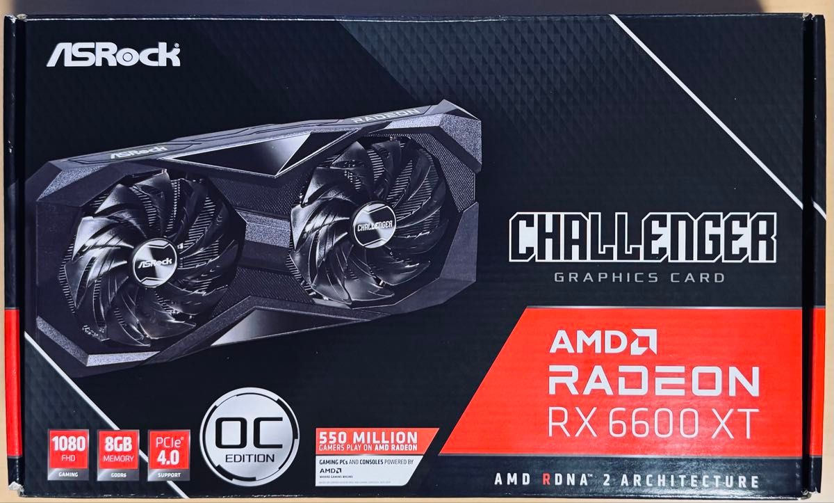 ASRock Radeon RX 6600 XT Challenger D 8GB OC｜Yahoo!フリマ（旧
