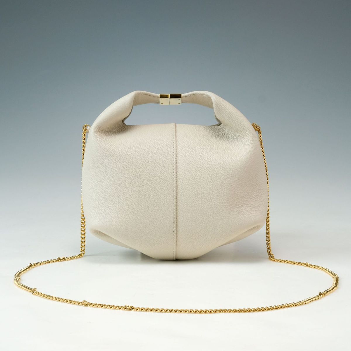 美品】 polene ポレーヌ ベリ beri チョーク チェーンショルダー 白