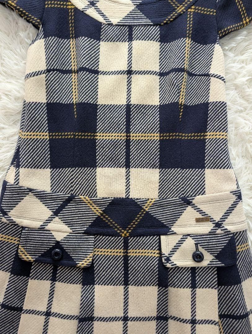 美品 BURBERRY BLUE LABEL チェック柄 ミニワンピース M｜Yahoo