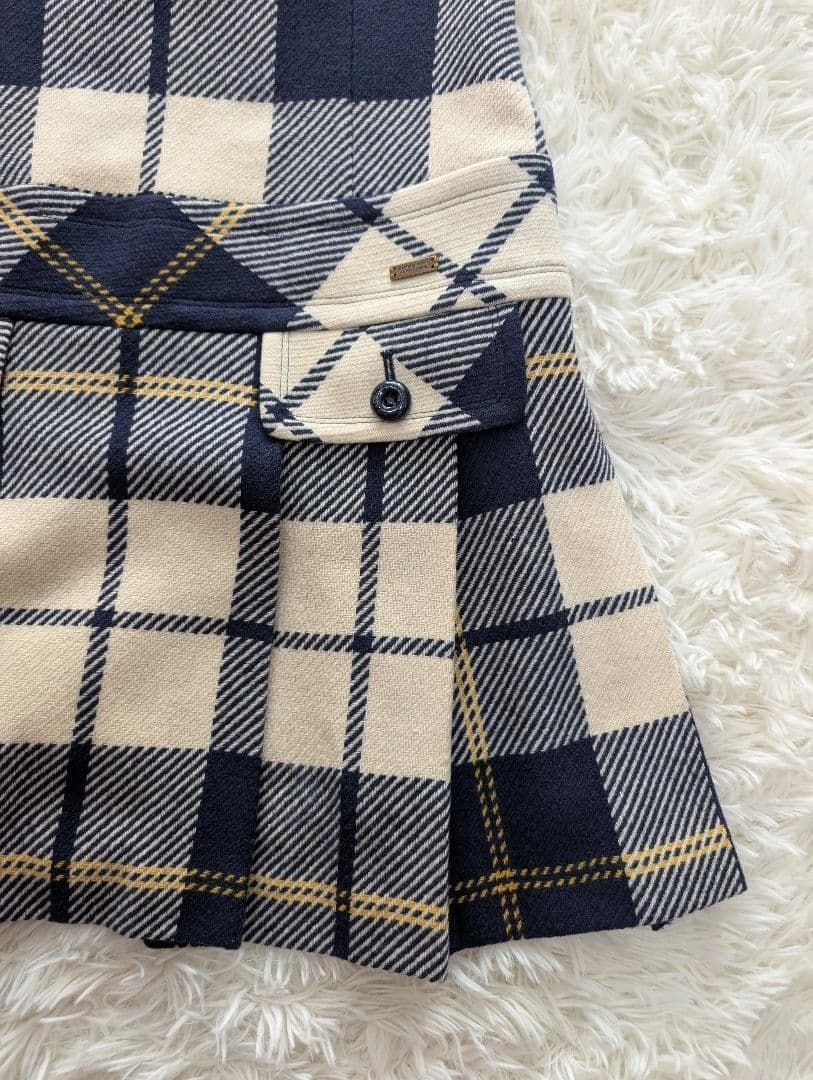 美品 BURBERRY BLUE LABEL チェック柄 ミニワンピース M｜Yahoo