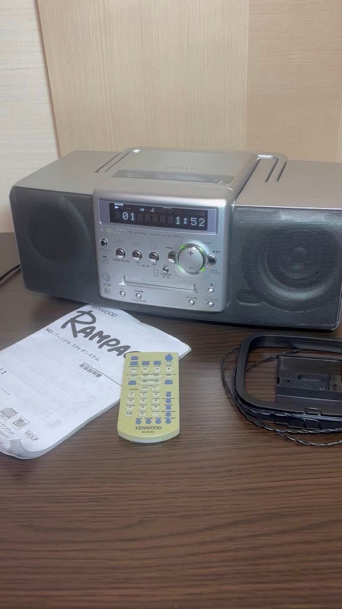 Victor RD-M2-W ホワイトClavia CD-MDメモリーポータブルシステム 動作