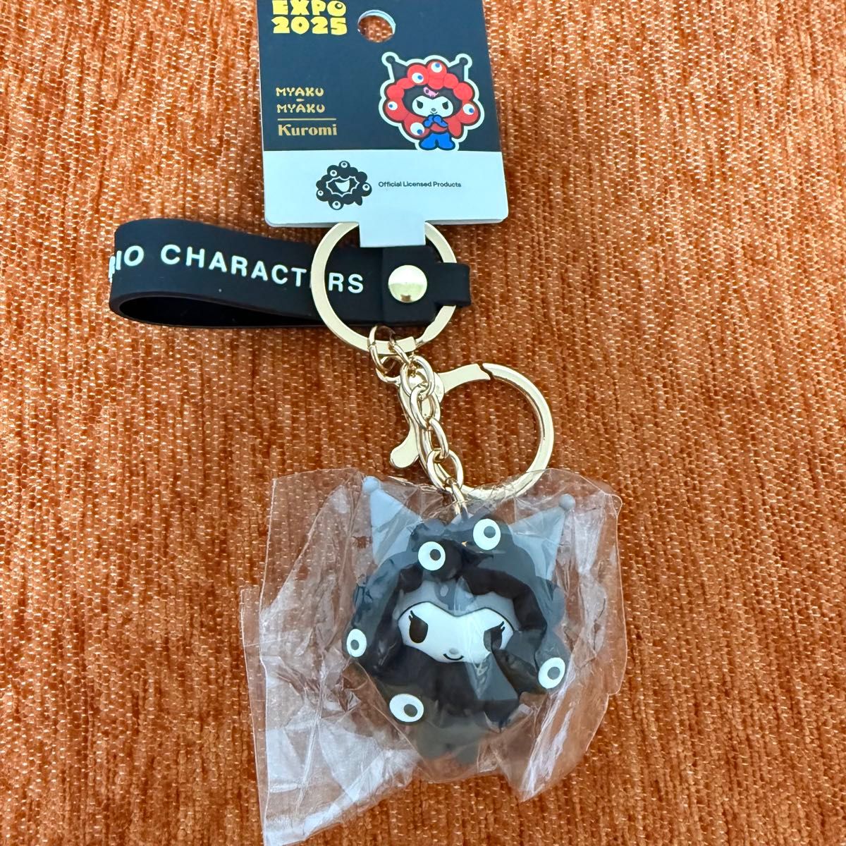 EXPO2025 キーホルダー サンリオ 黒 クロミ モノクロ 大阪関西万博