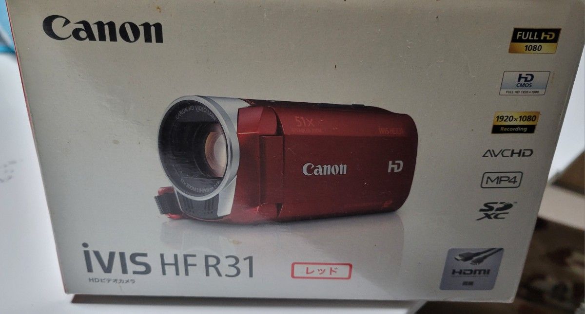 Canon iVIS HF R31 レッド中古 ビデオカメラ｜Yahoo!フリマ（旧PayPay