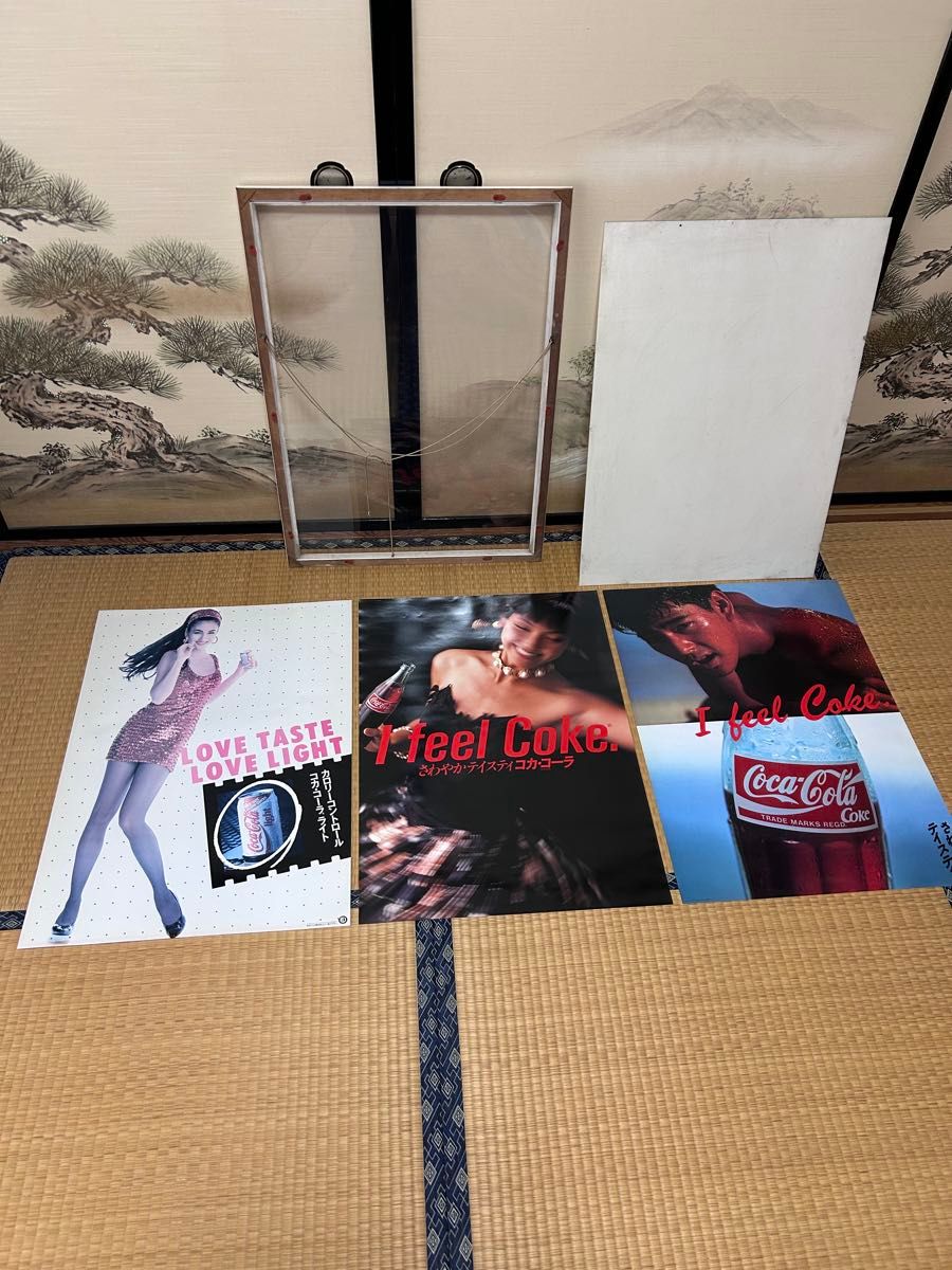 コカコーラ Coca-Cola ポスター ビンテージ ヴィンテージ Drink 当時物