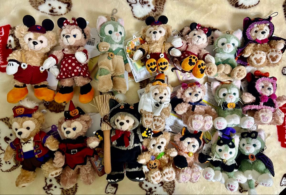 ダッフィー シェリーメイ ジェラトーニ ぬいぐるみバッジ ぬいぐるみ