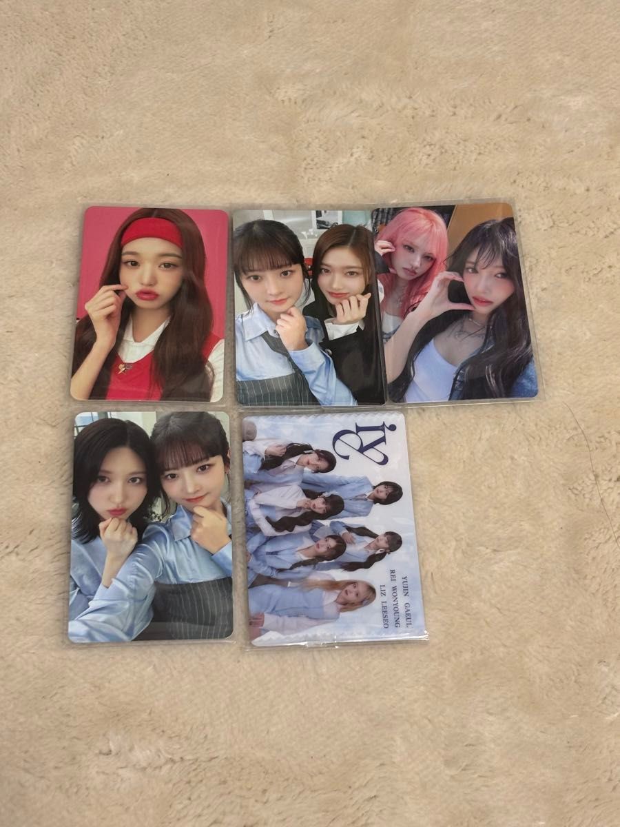 IVE ユジン ガウル レイ ウォニョン リズ イソケミ 公式トレカセット