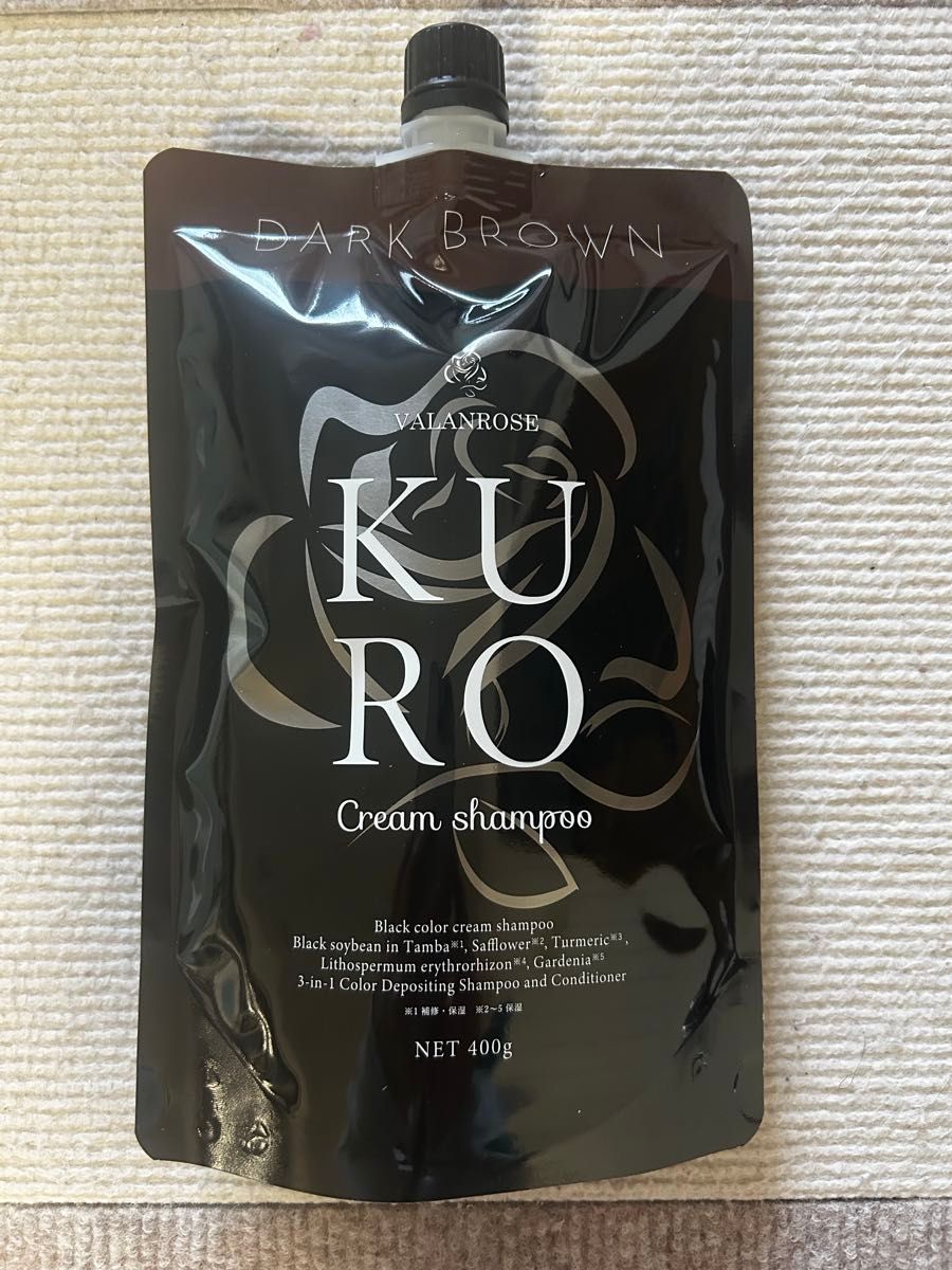 KUROクリームシャンプー ダークブラウン バランローズ｜Yahoo!フリマ