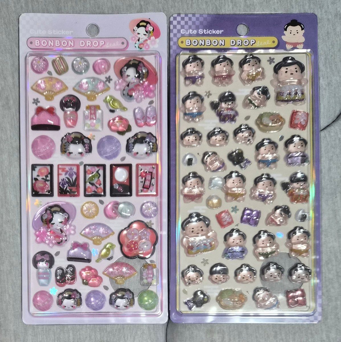 国内正規品 ボンボンドロップシール 和柄 舞妓 相撲 お相撲さん すもう