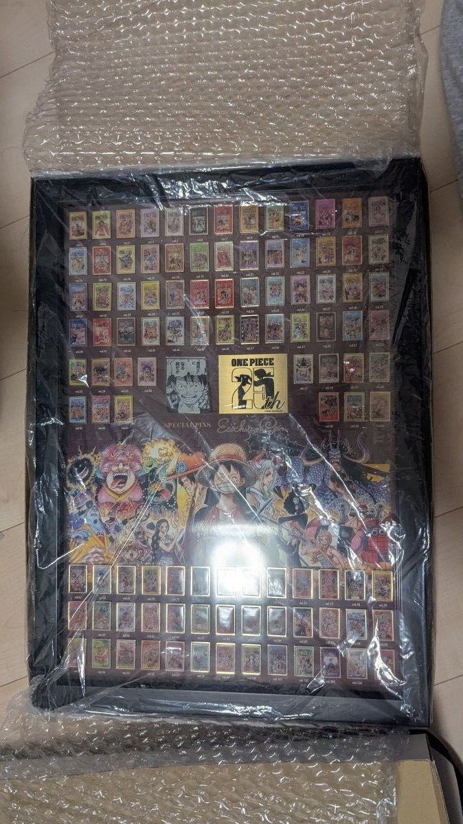 ONE PIECE 連載25周年記念額装ピンズセット ワンピース｜Yahoo!フリマ