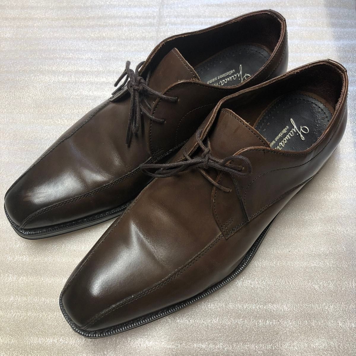 ジャンカルロ・モレリ GIANCARLO MORELLI ビジネスシューズ ブラウン