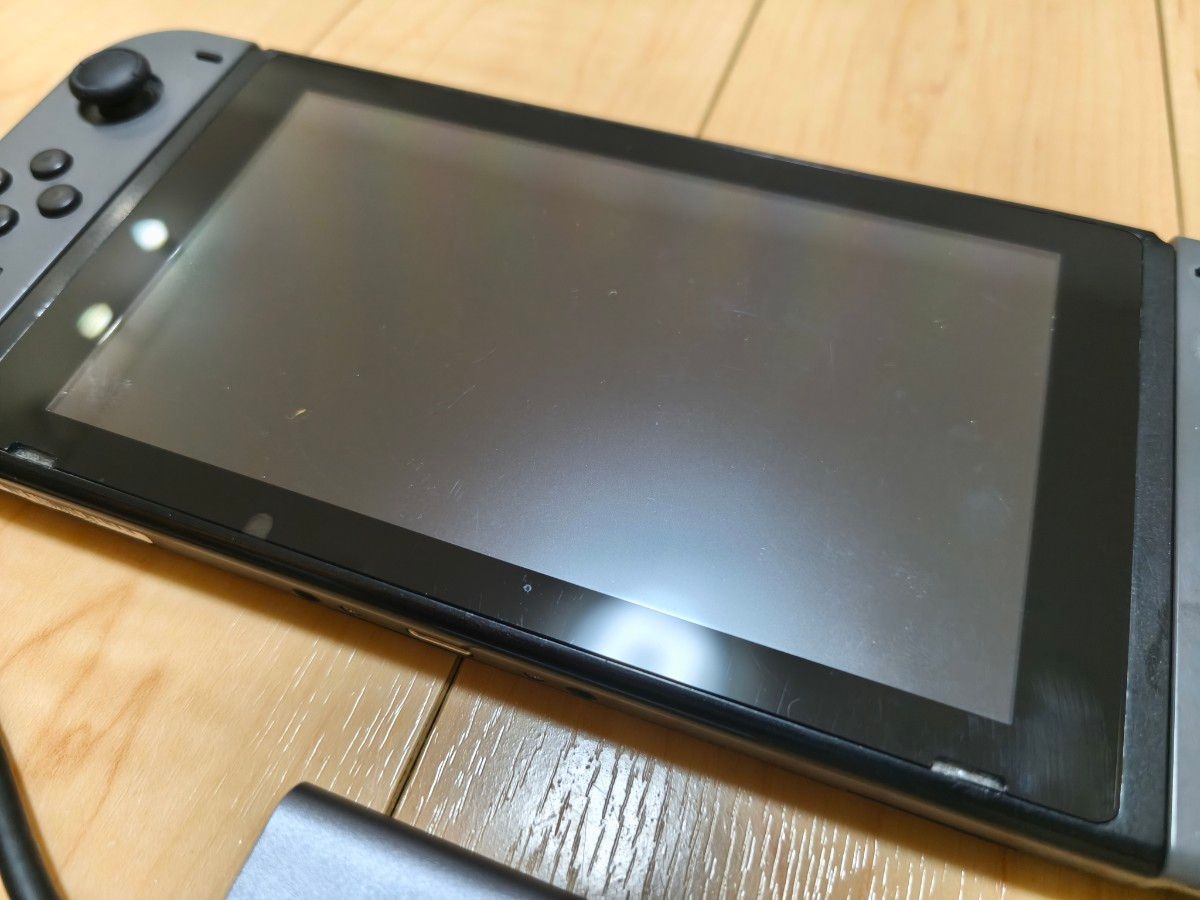 2017年製 Nintendo Switch グレー HAC-001 本体一式＆ハブおまけ 未