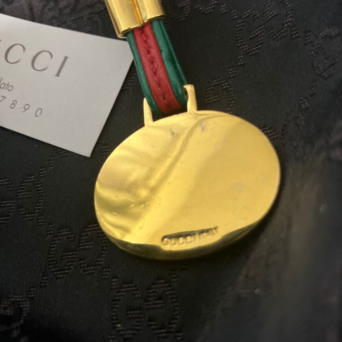 GUCCI グッチ キーホルダー キーリング ゴールド インターロッキングG