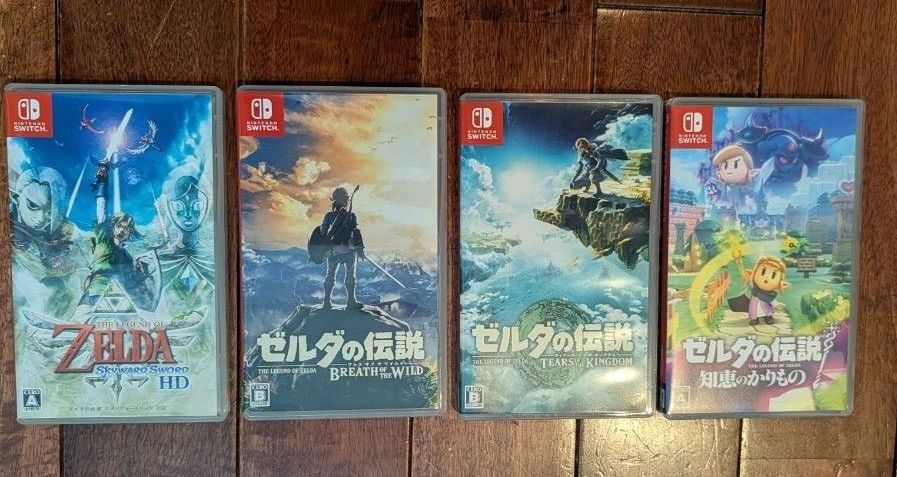 ゼルダの伝説 Switchソフト 4本セットスカイウォードソードブレス