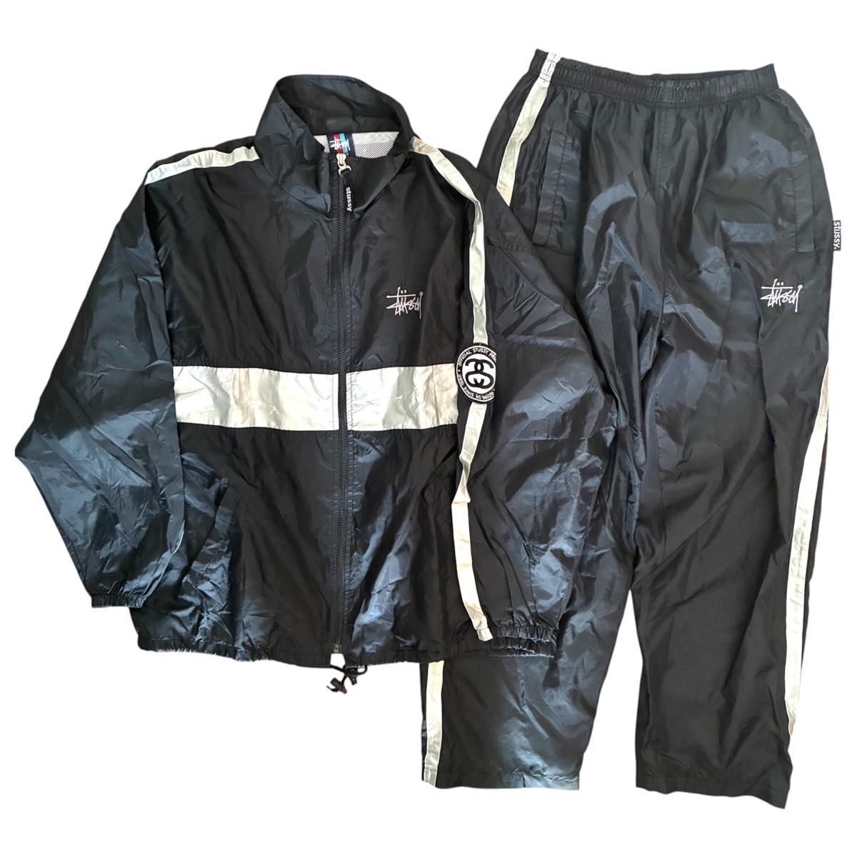 90s OLD STUSSY オールドステューシー ナイロンジャケット パンツ