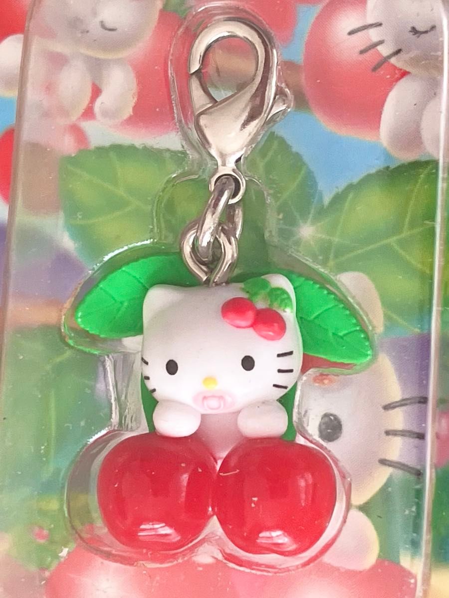 ハローキティ ご当地キティ 山梨限定 さくらんぼベビー マスコット