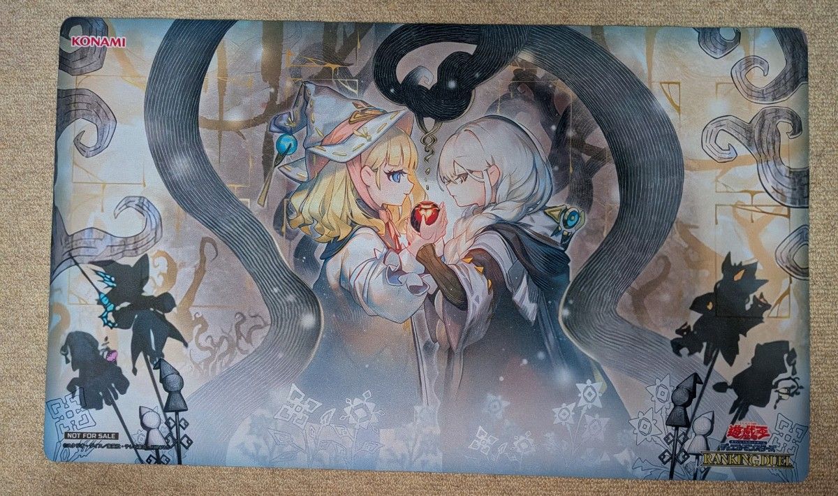 遊戯王 白き森 罪宝の囁き プレイマット 未使用品 遊戯王OCG プレイ