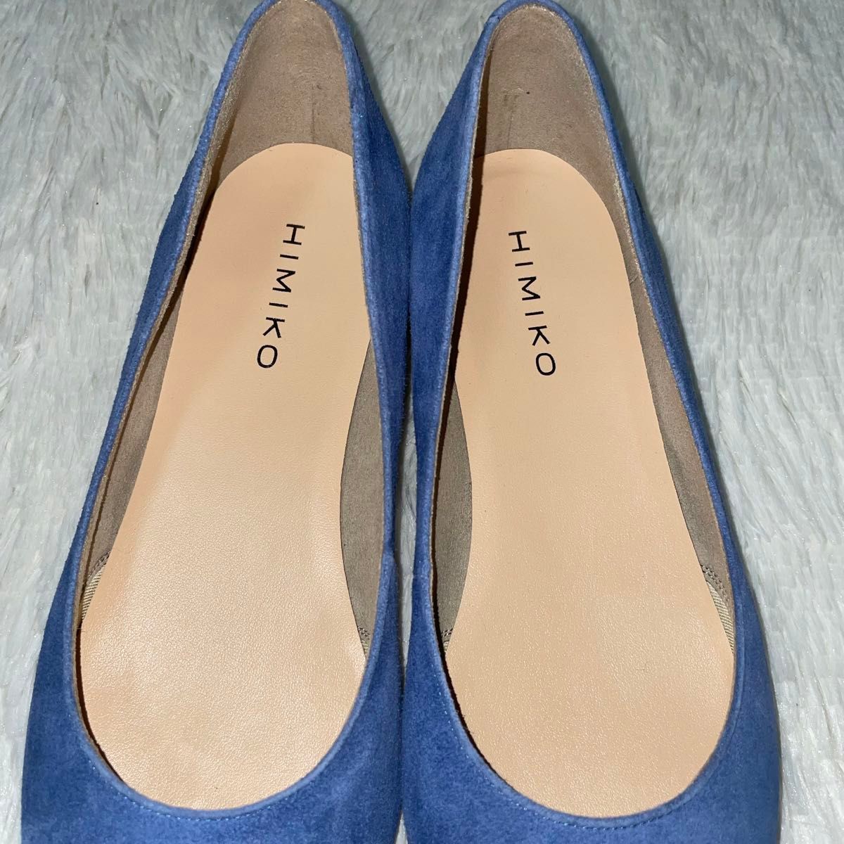 新品未使用品 HIMIKO パンプス フラット 本革 23 5cm 卑弥呼 スエード