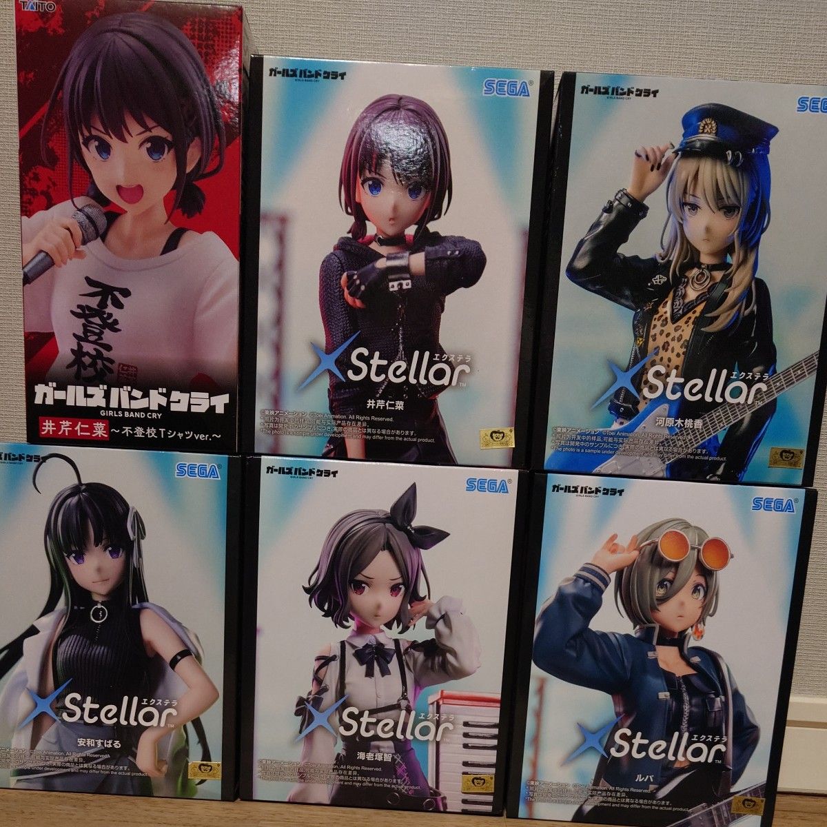 ガールズバンドクライ XStellar フィギュア 6体セット SEGA｜Yahoo