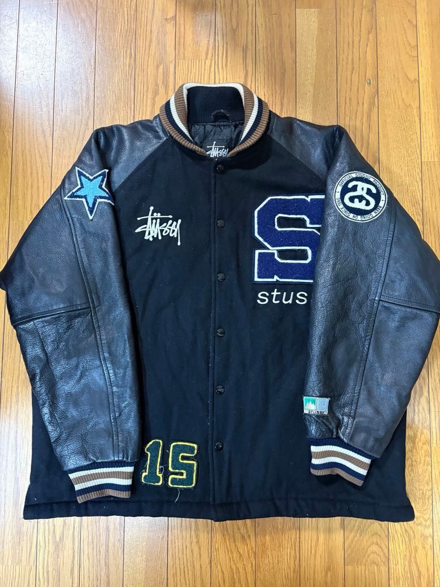 STUSSY スタジャン 15周年限定モデルL 80s｜Yahoo!フリマ（旧PayPay
