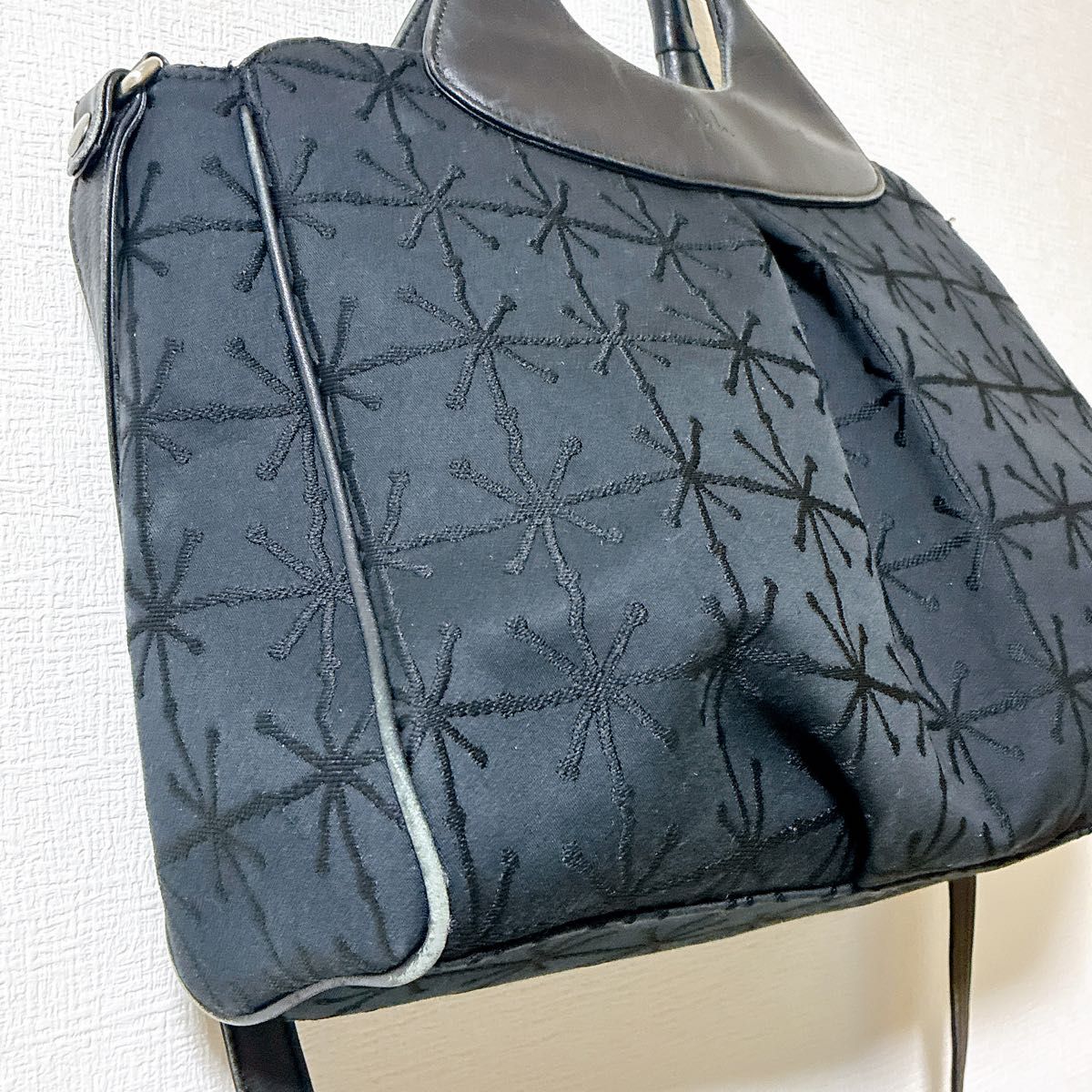 Sybilla シビラ 2way ショルダーバッグ レザー ハンドバッグ 型押し