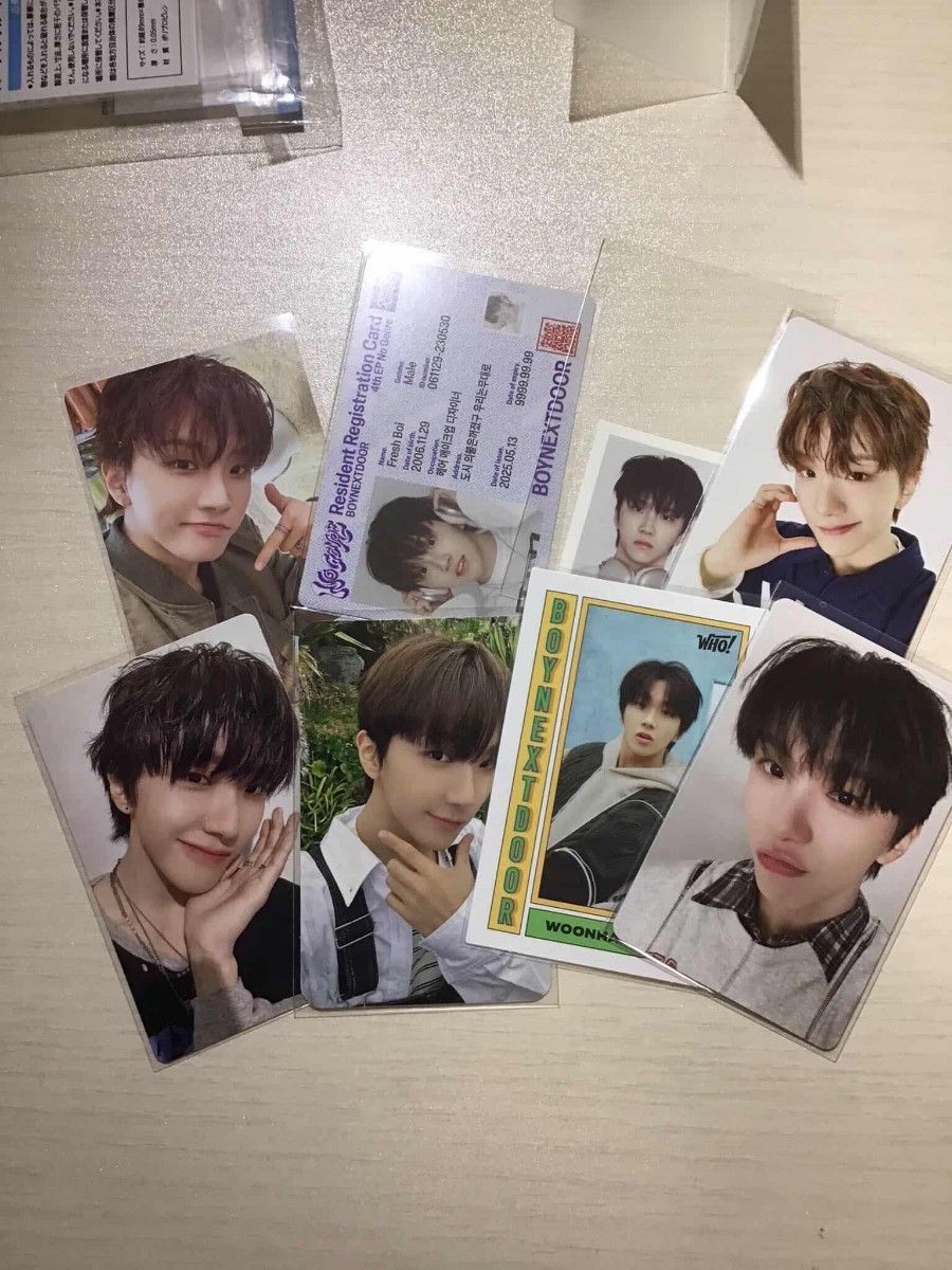 boynextdoor ウナク トレカセット｜Yahoo!フリマ（旧PayPayフリマ）