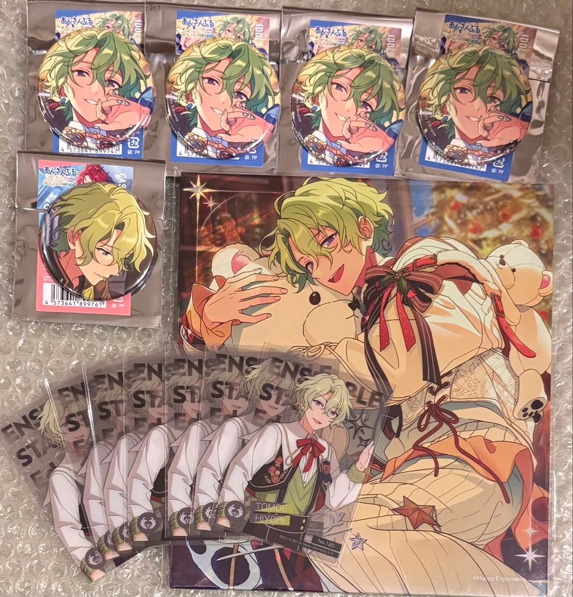 あんスタ あんさんぶるスターズ 缶バッジ 色紙 クリアカード 中国 巴日