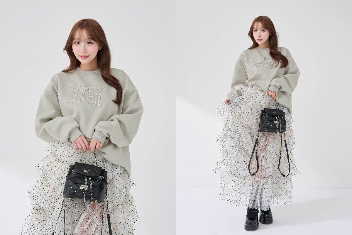 ダーリッチ darich DDロゴビジュースウェットプルオーバー サックス