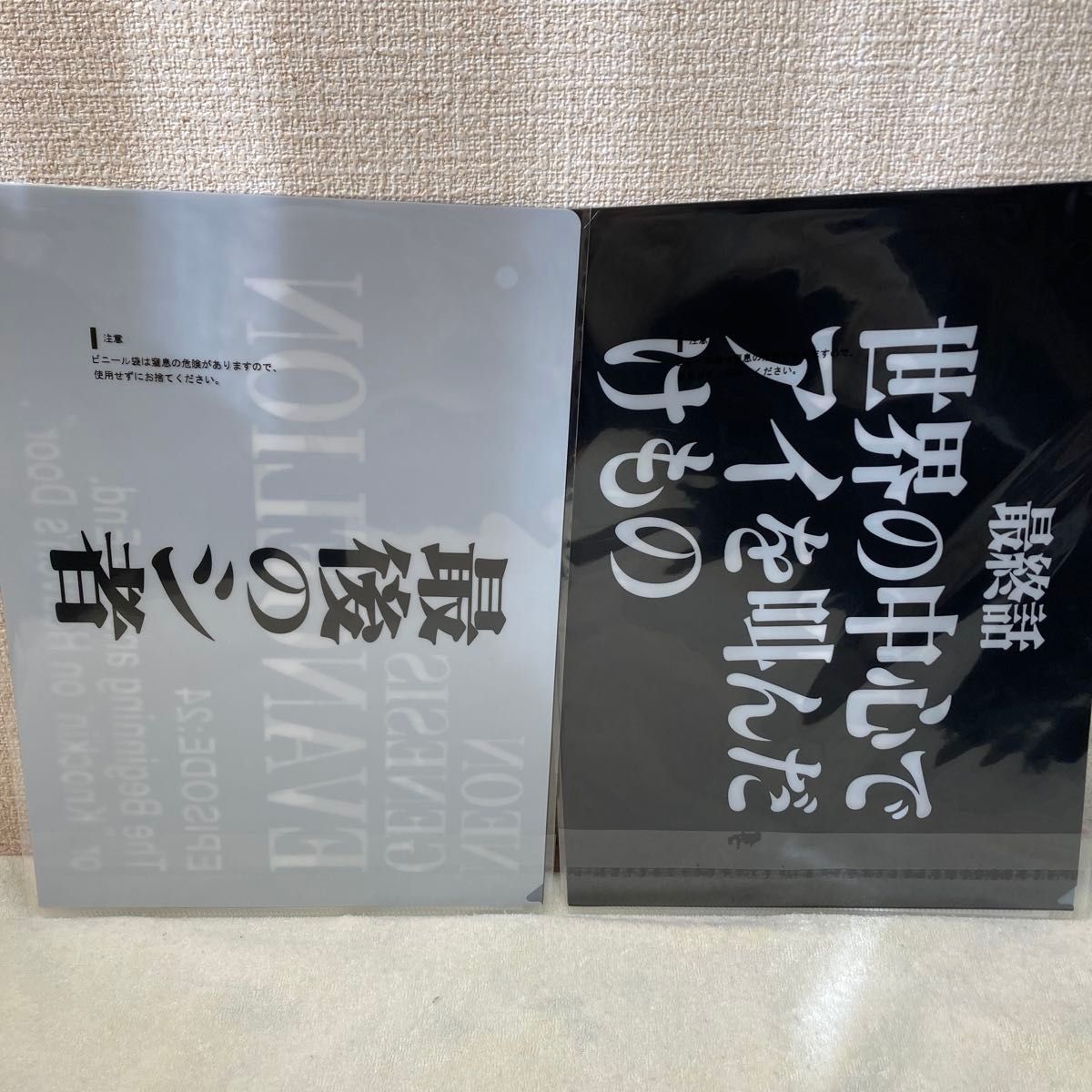 一番くじ エヴァンゲリオン G賞 クリアファイルセット 新品未開封