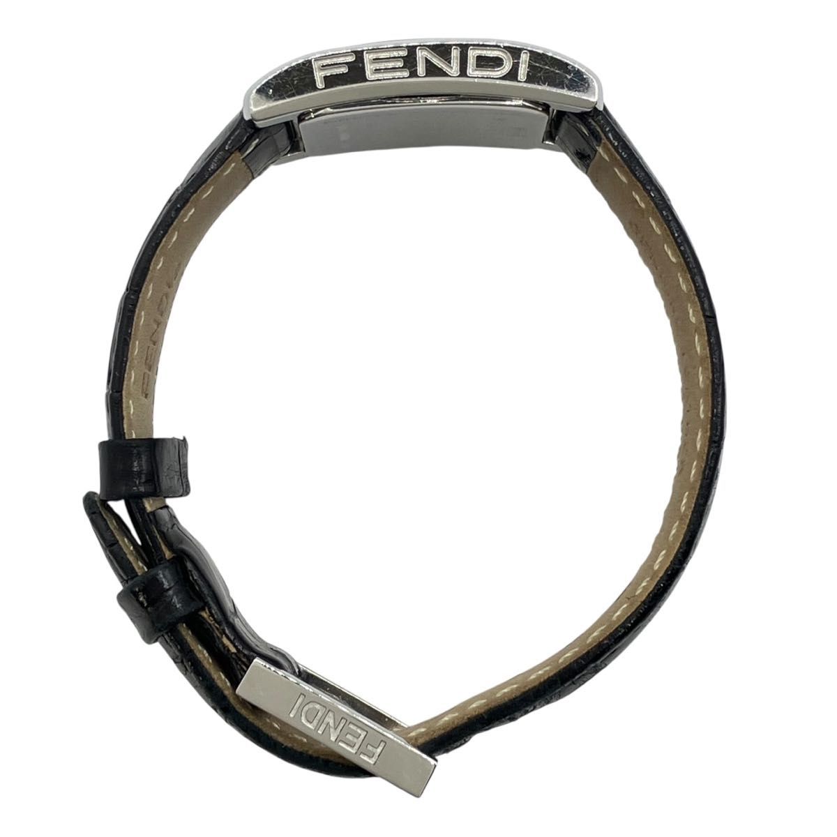 FENDI フェンディ 腕時計 7000L スクエア クォーツ シルバー 稼働品